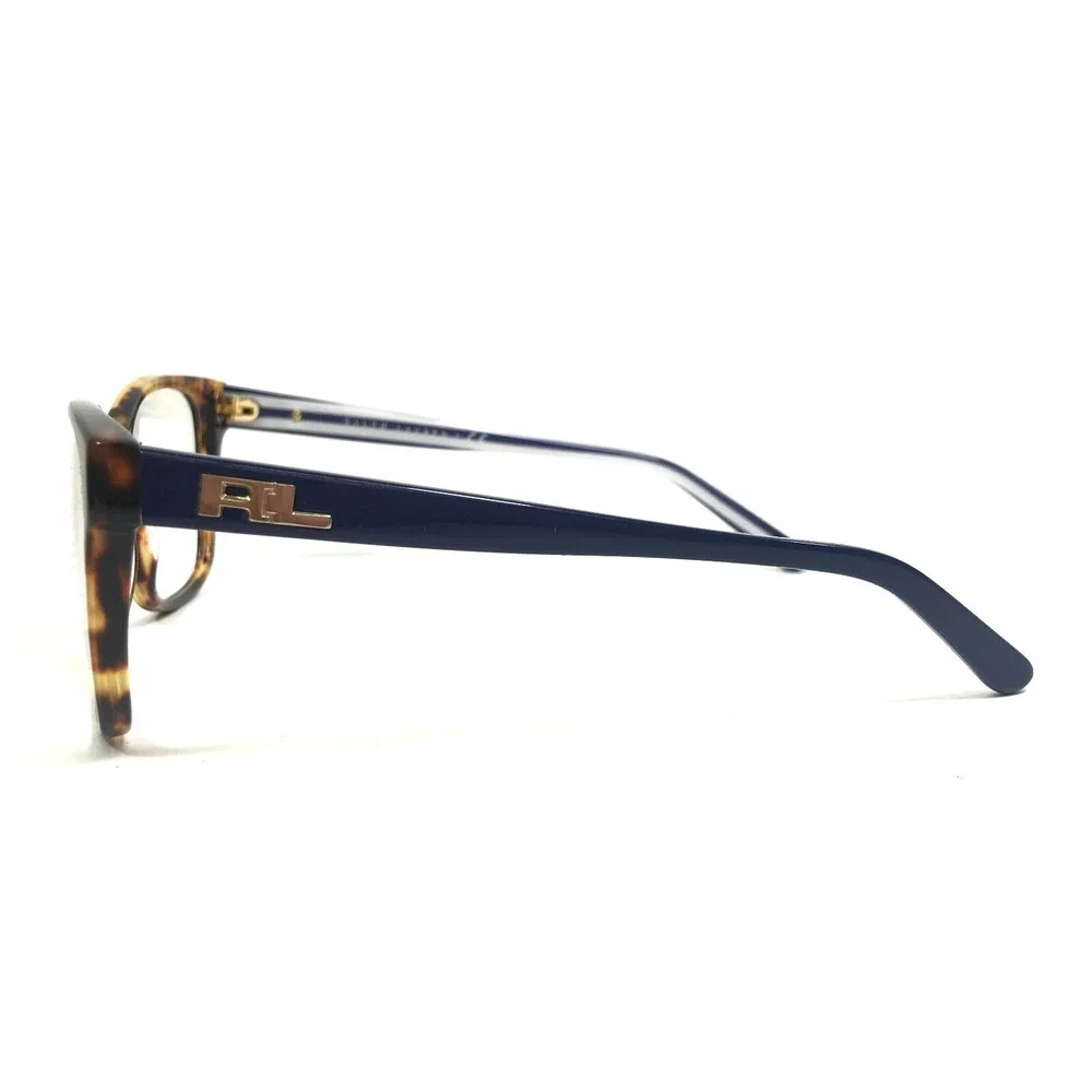 Ralph Lauren Eyeglasses Frames RL6120 5351 Blue White Brown Tortoise 52-16-140
